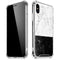 Marble Split iPhone XS Max Clear Case